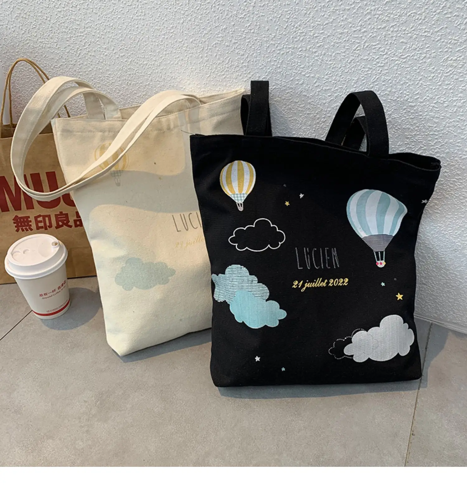 2022 Canvas Tote Bag Large Capacity Female College Students — feature 7