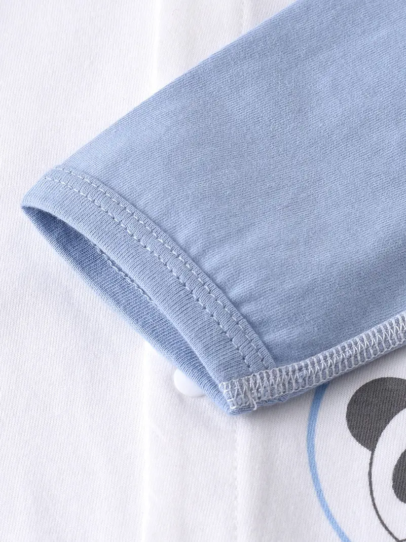 White Cotton Baby Jumpsuit Summer Pajamas - Image 14
