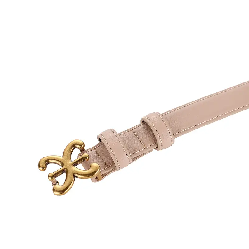 Brown Genuine Leather Vintage Belt for Women - Image 11