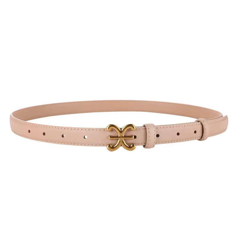 Brown Genuine Leather Vintage Belt for Women - Image 6