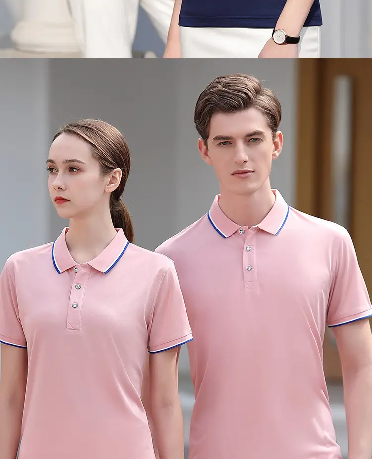 Men Green Polo Shirt with Red Trim — feature 15