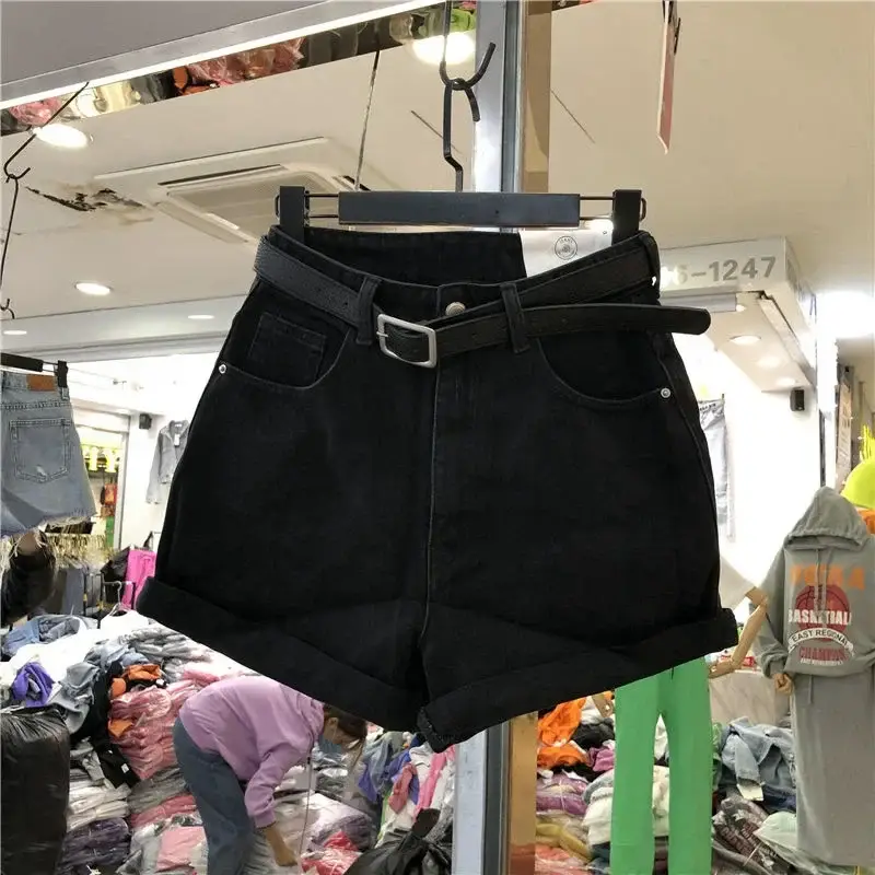 Women Denim Shorts High Waist Cool Cut 2022 - Image 10