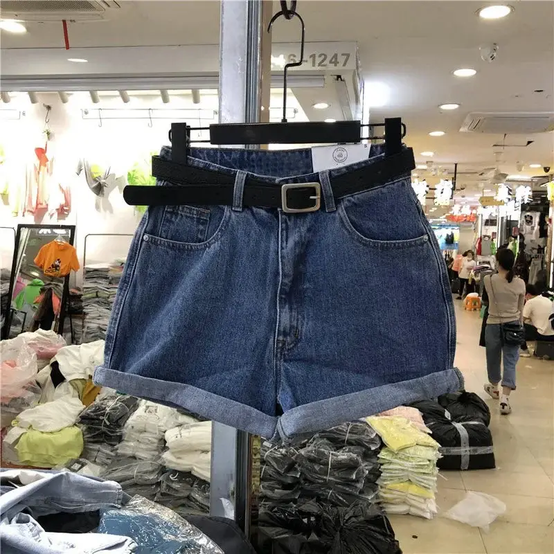 Women Denim Shorts High Waist Cool Cut 2022 - Image 12