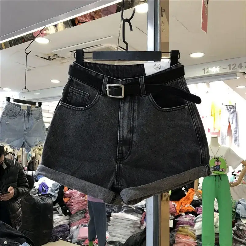 Women Denim Shorts High Waist Cool Cut 2022 - Image 25