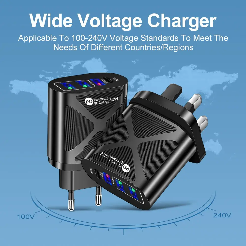 36W PD Dual USB Charger with Over Protection - Image 2