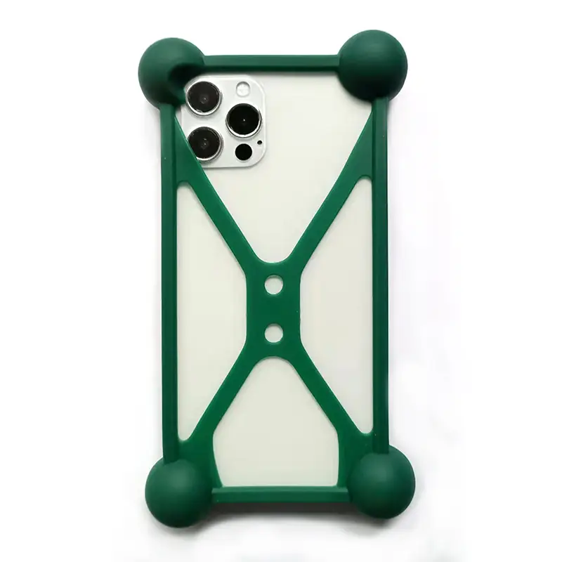5-6.7inch Anti-Fall Silicone Phone Case with Four-Corner Ball Design - Image 3