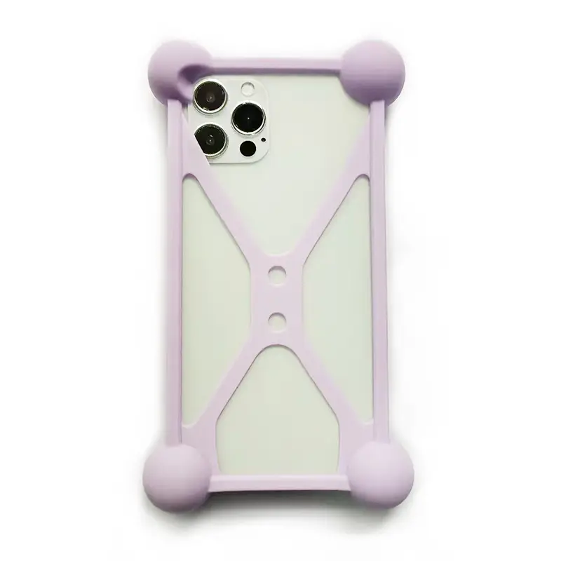 5-6.7inch Anti-Fall Silicone Phone Case with Four-Corner Ball Design - Image 4