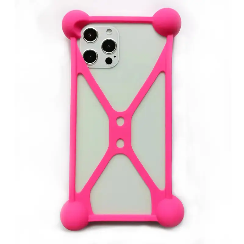 5-6.7inch Anti-Fall Silicone Phone Case with Four-Corner Ball Design - Image 5