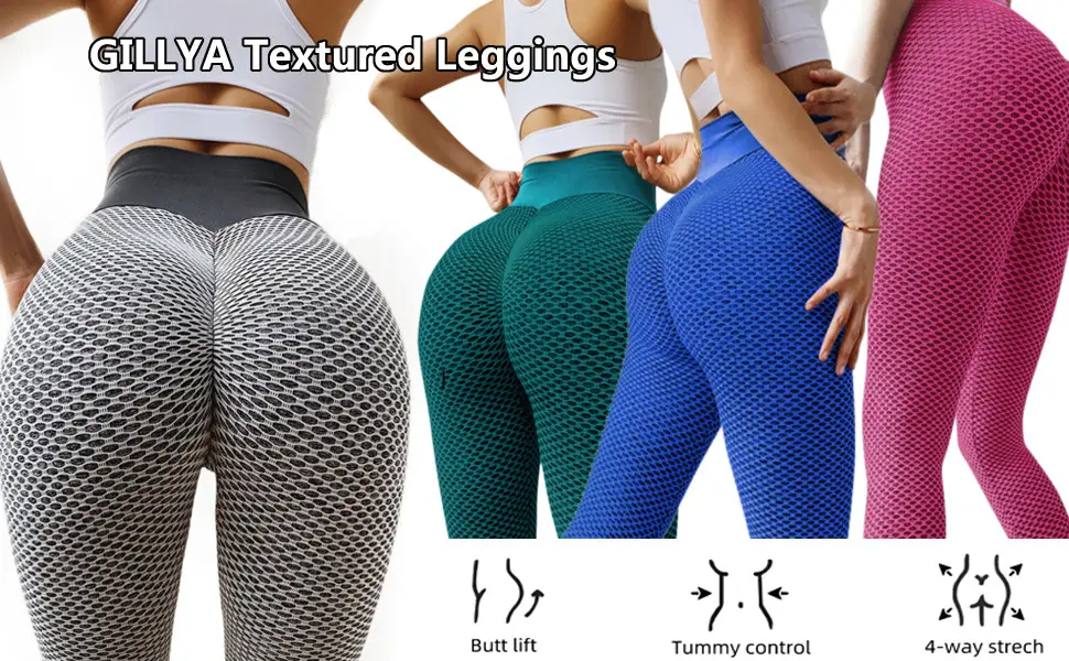 Women's Honeycomb Yoga Pants Butt-Lifting Fit — feature 9
