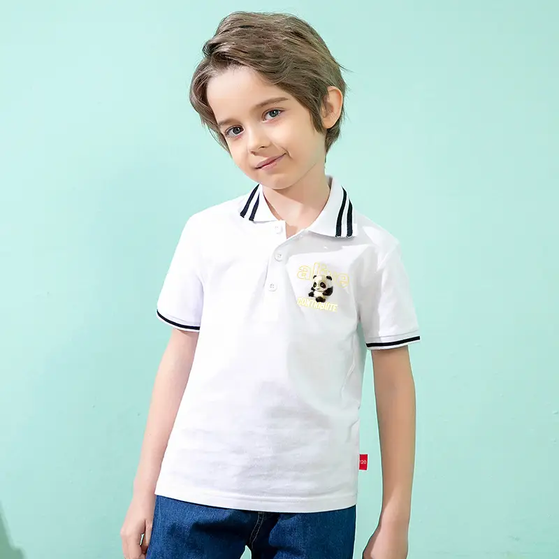 Boys Blue Polo Shirt 2026 Summer Kids - Image 6