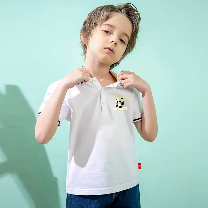 Boys Blue Polo Shirt 2026 Summer Kids - Image 7