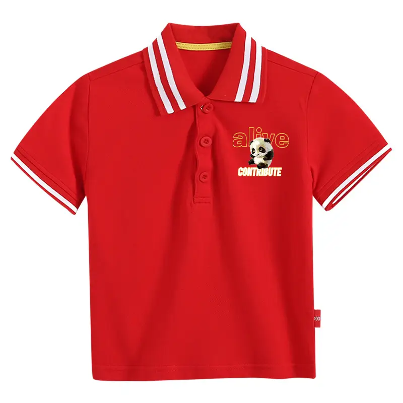 Boys Blue Polo Shirt 2026 Summer Kids - Image 2