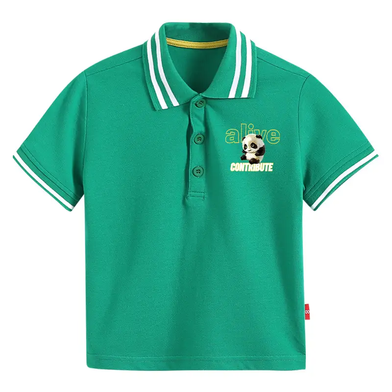 Boys Blue Polo Shirt 2026 Summer Kids - Image 3