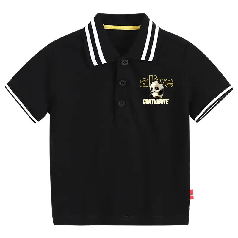 Boys Blue Polo Shirt 2026 Summer Kids - Image 4