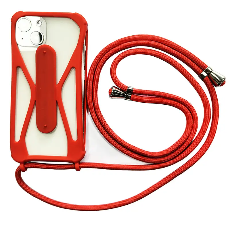 Universal Silicone Phone Case with Crossbody Strap - Image 17