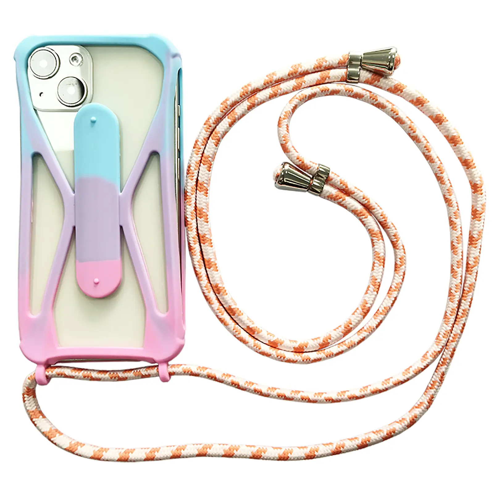 Universal Silicone Phone Case with Crossbody Strap - Image 7