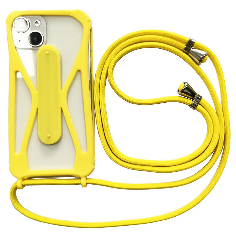 Universal Silicone Phone Case with Crossbody Strap - Image 11