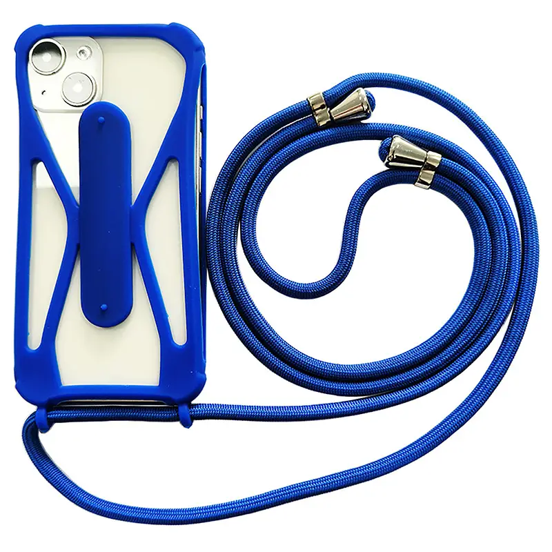 Universal Silicone Phone Case with Crossbody Strap - Image 18