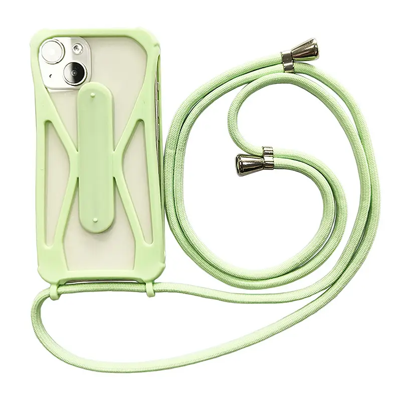 Universal Silicone Phone Case with Crossbody Strap - Image 19