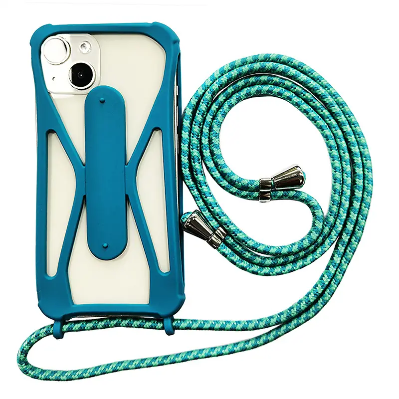 Universal Silicone Phone Case with Crossbody Strap - Image 6