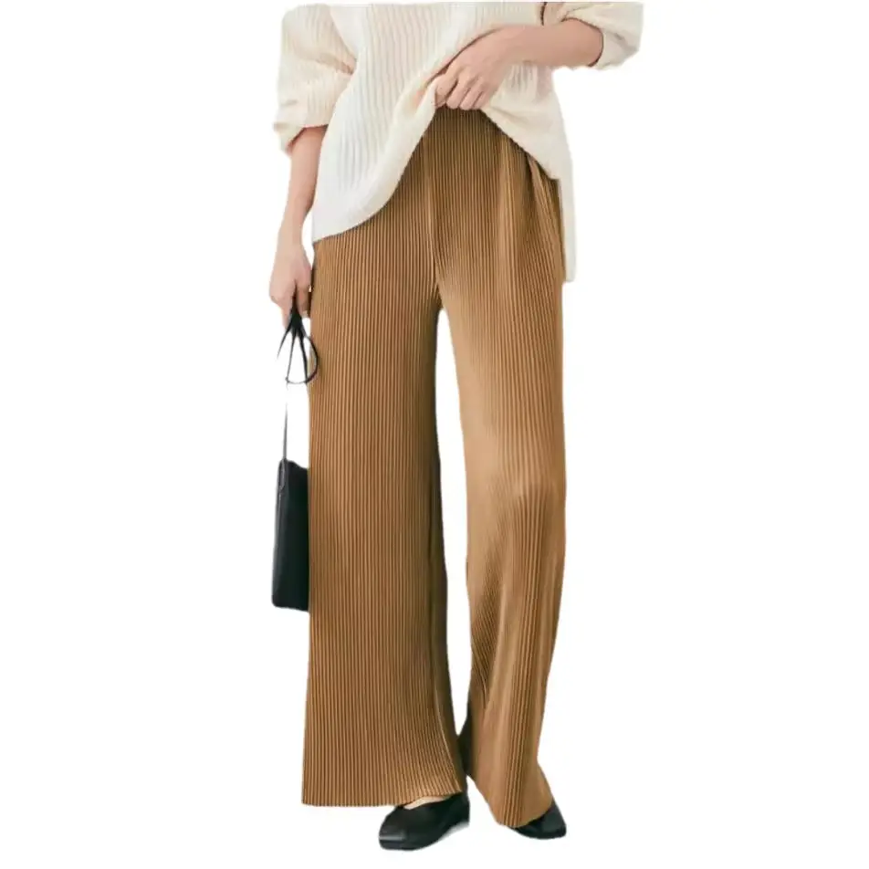 Green Hoodie & Brown Wide-Leg Pants Set - Image 18