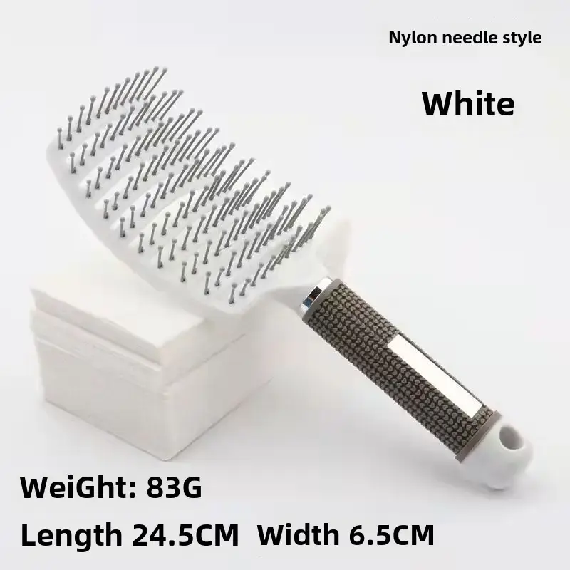 Pink Nylon Hair Brush for Men Women 83G