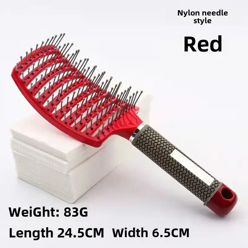 Pink Nylon Hair Brush for Men Women 83G