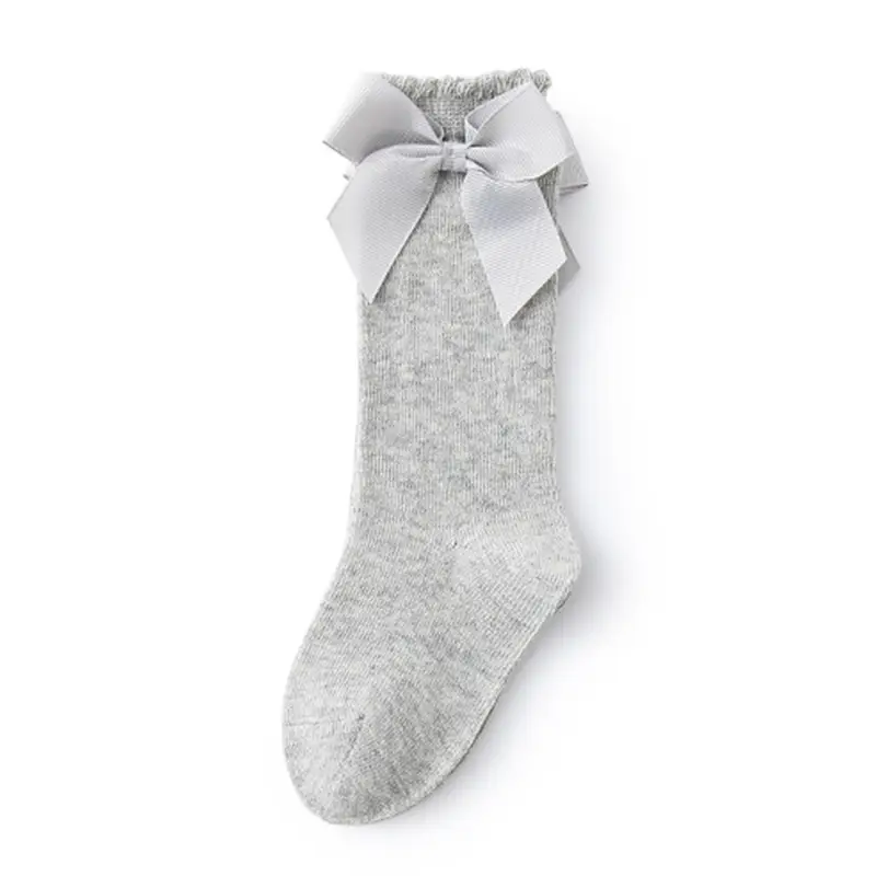 New Style Calf Socks for Girls Pink Bow Bow
