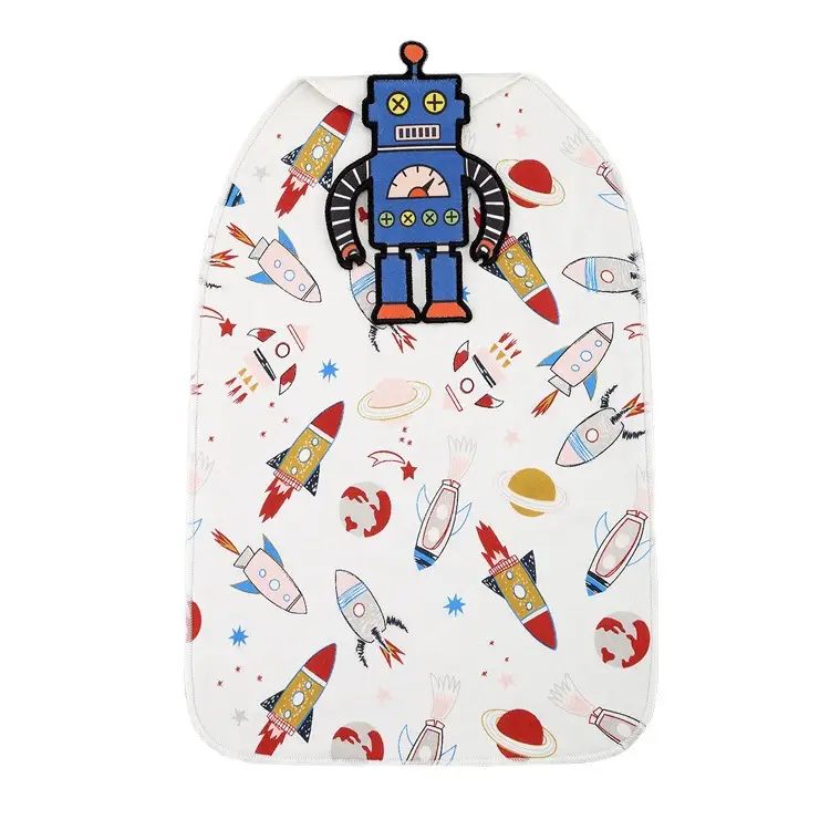 Cartoon Embroidered Cotton Sweat Towel Extra Large - Image 42