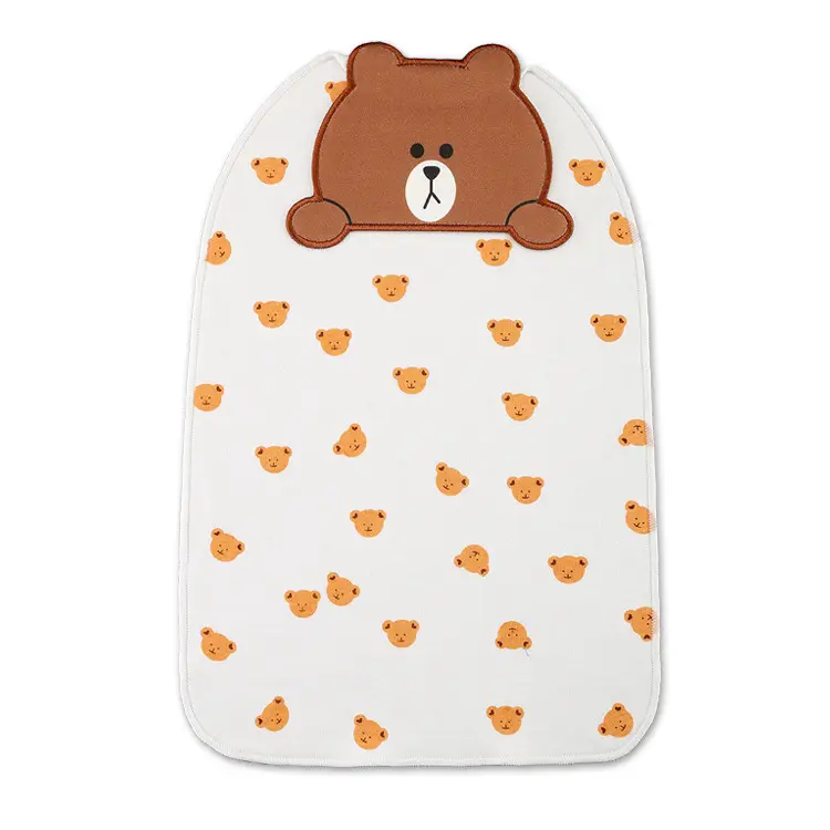 Cartoon Embroidered Cotton Sweat Towel Extra Large - Image 43