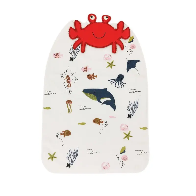 Cartoon Embroidered Cotton Sweat Towel Extra Large - Image 15