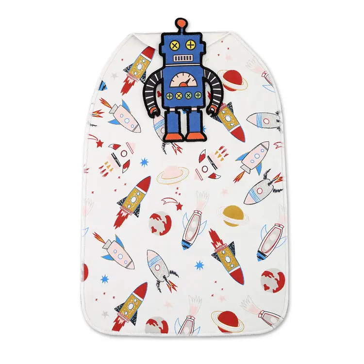 Cartoon Embroidered Cotton Sweat Towel Extra Large - Image 20