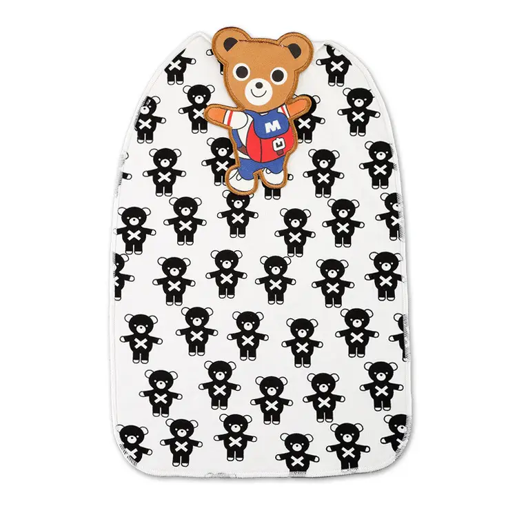 Cartoon Embroidered Cotton Sweat Towel Extra Large - Image 21