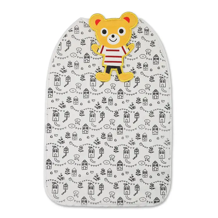 Cartoon Embroidered Cotton Sweat Towel Extra Large - Image 24