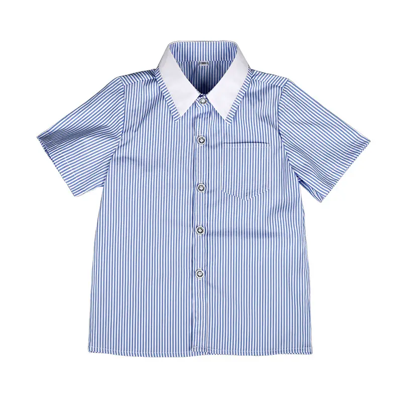 Boys' Pink Striped Short Sleeve Shirt for Baby Show