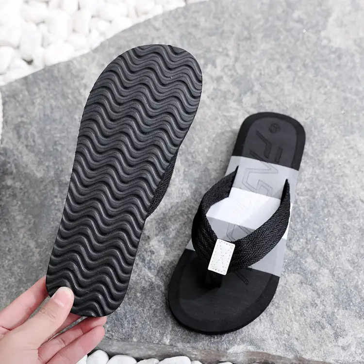 Men's Red Blue White Flip Flops Casual Summer Sandals