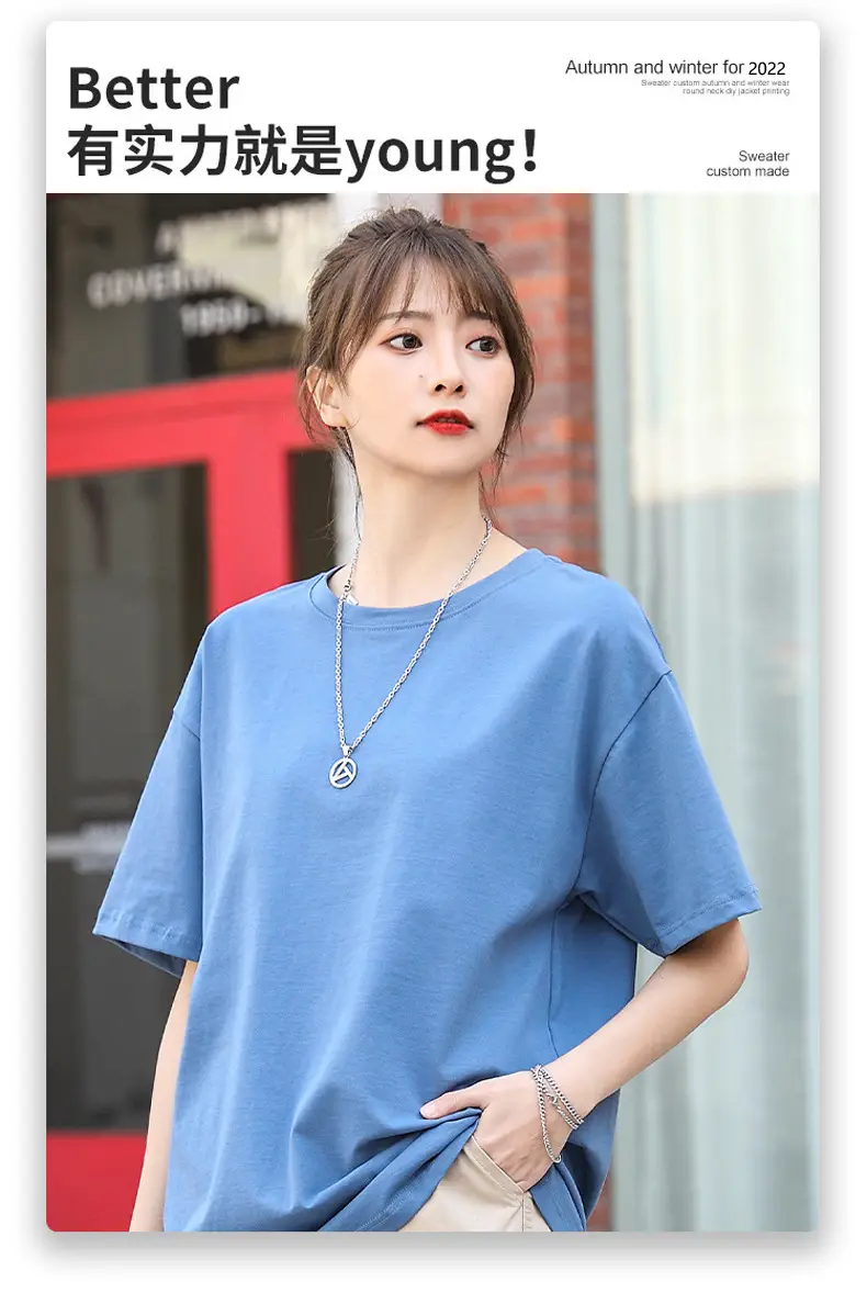 Pure Cotton Off Shoulder T-Shirt Black 23 Colors — feature 13