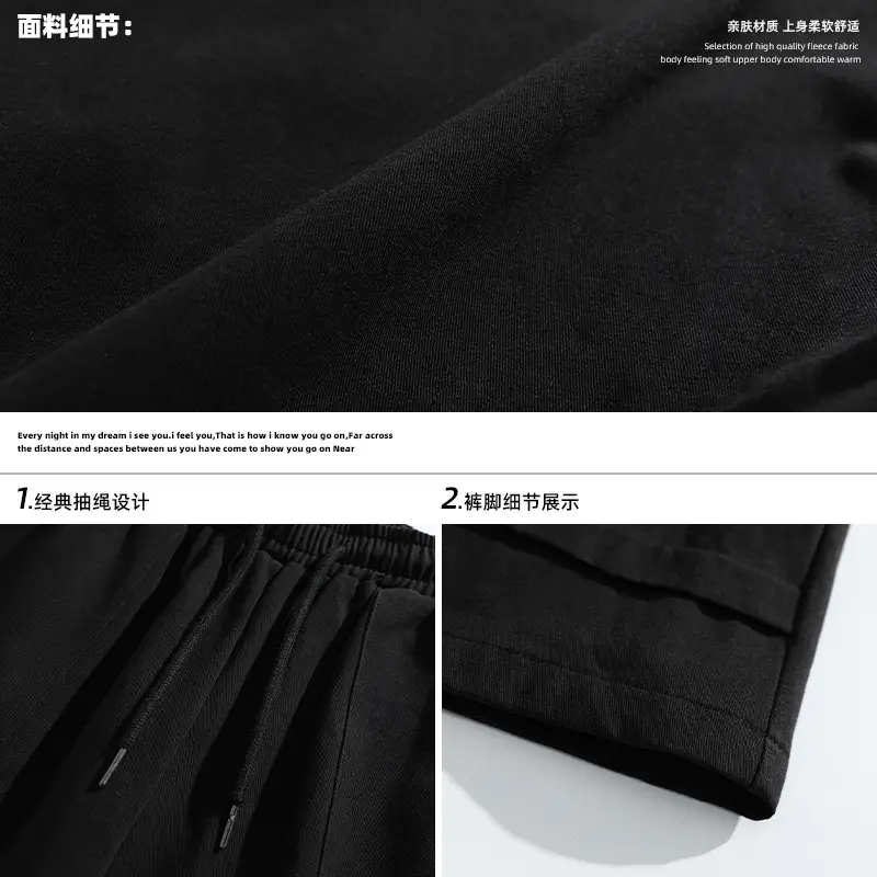 Helu Men's Black Cargo Shorts 2025 Summer - Image 7
