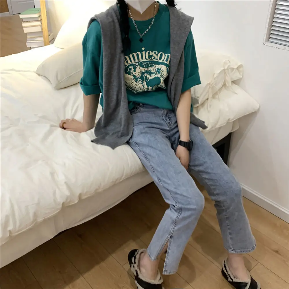 2025 Summer Salt T-Shirt Female Korean Style Loose Fit — feature 18