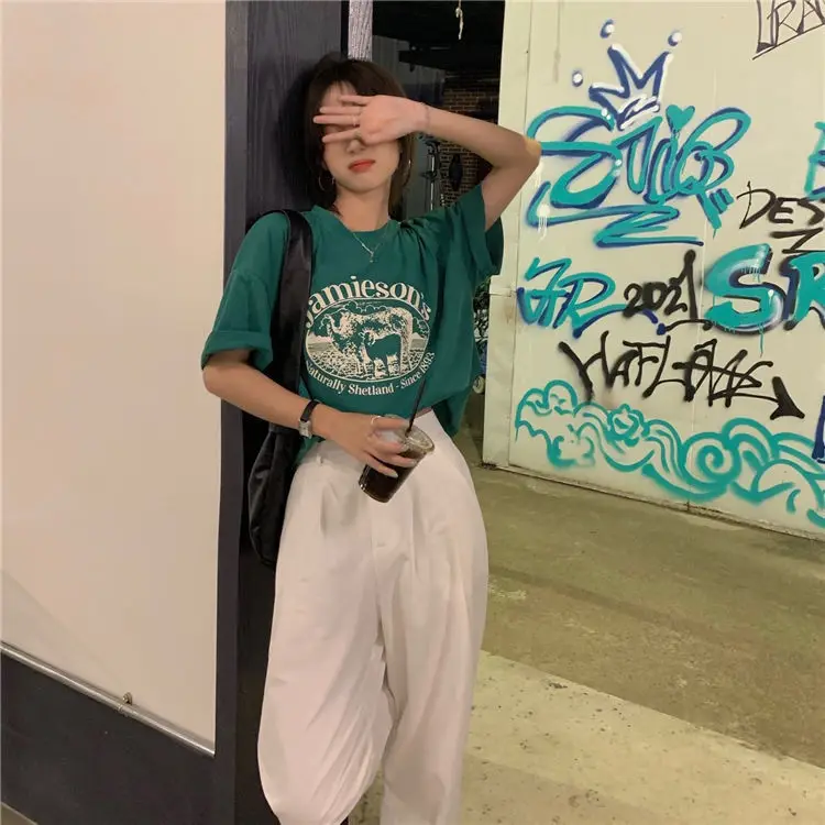 2025 Summer Salt T-Shirt Female Korean Style Loose Fit — feature 19