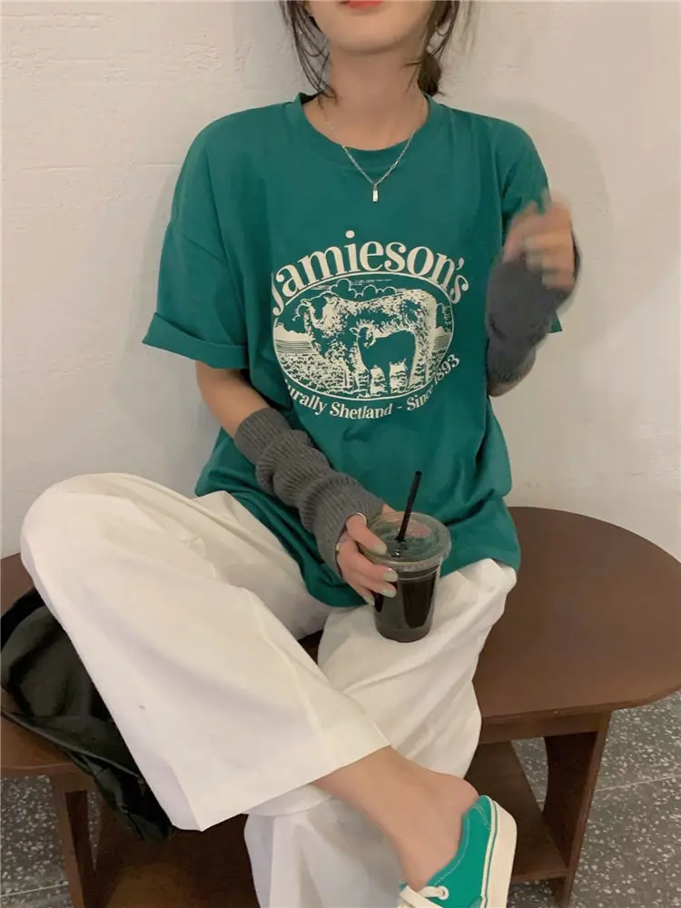 2025 Summer Salt T-Shirt Female Korean Style Loose Fit — feature 20