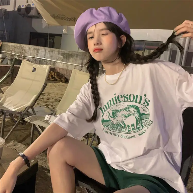 2025 Summer Salt T-Shirt Female Korean Style Loose Fit — feature 26