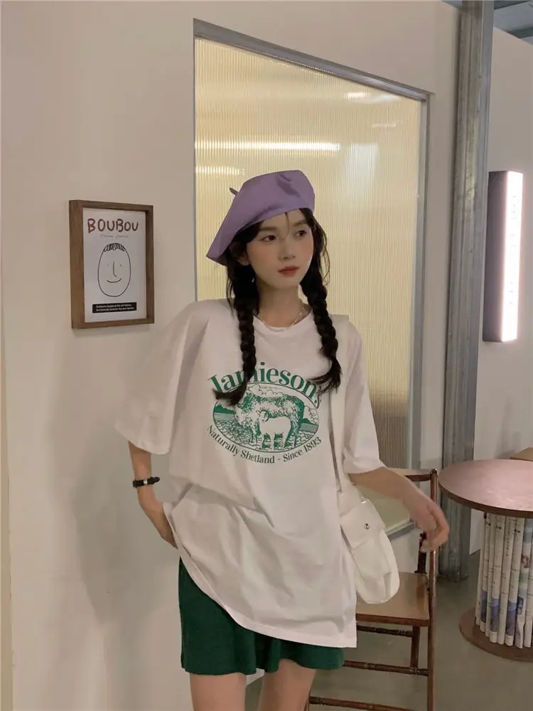 2025 Summer Salt T-Shirt Female Korean Style Loose Fit — feature 27