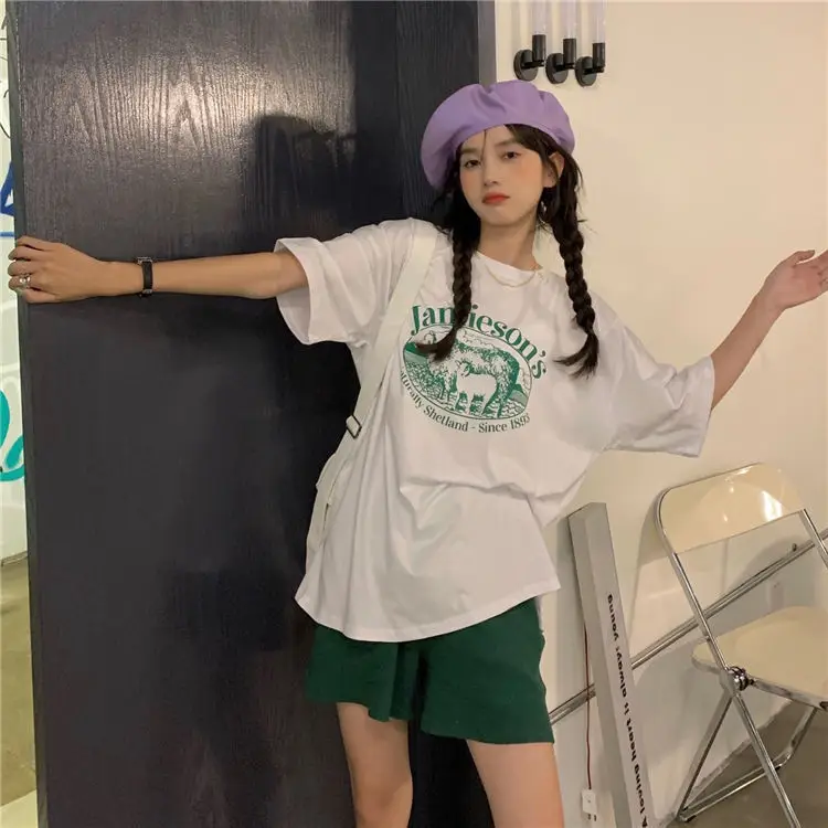 2025 Summer Salt T-Shirt Female Korean Style Loose Fit — feature 30