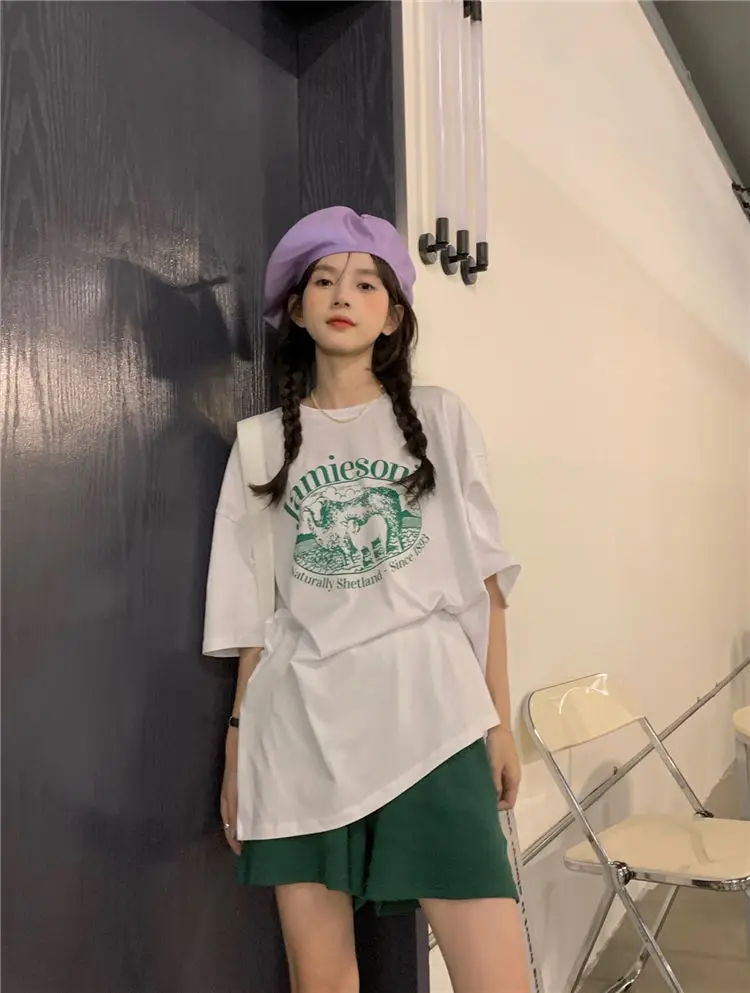 2025 Summer Salt T-Shirt Female Korean Style Loose Fit — feature 31