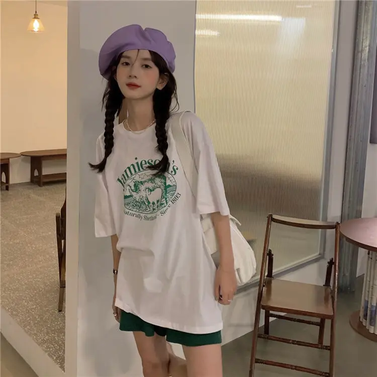2025 Summer Salt T-Shirt Female Korean Style Loose Fit — feature 32