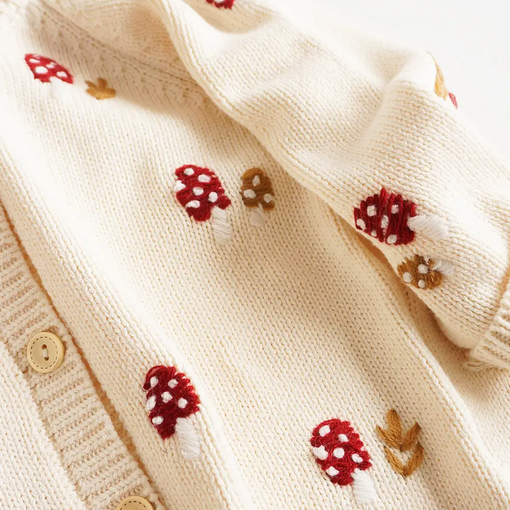 Children's Embroidered Cotton Knitted Sweater Spring Autumn - Image 4