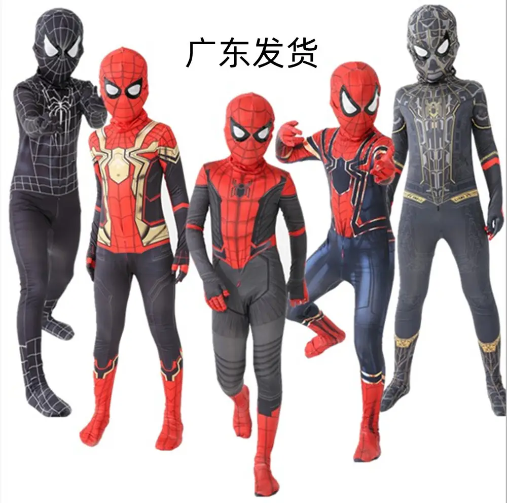 Spider-Man Red Venom Miles Jump Suit Kids Halloween Costume
