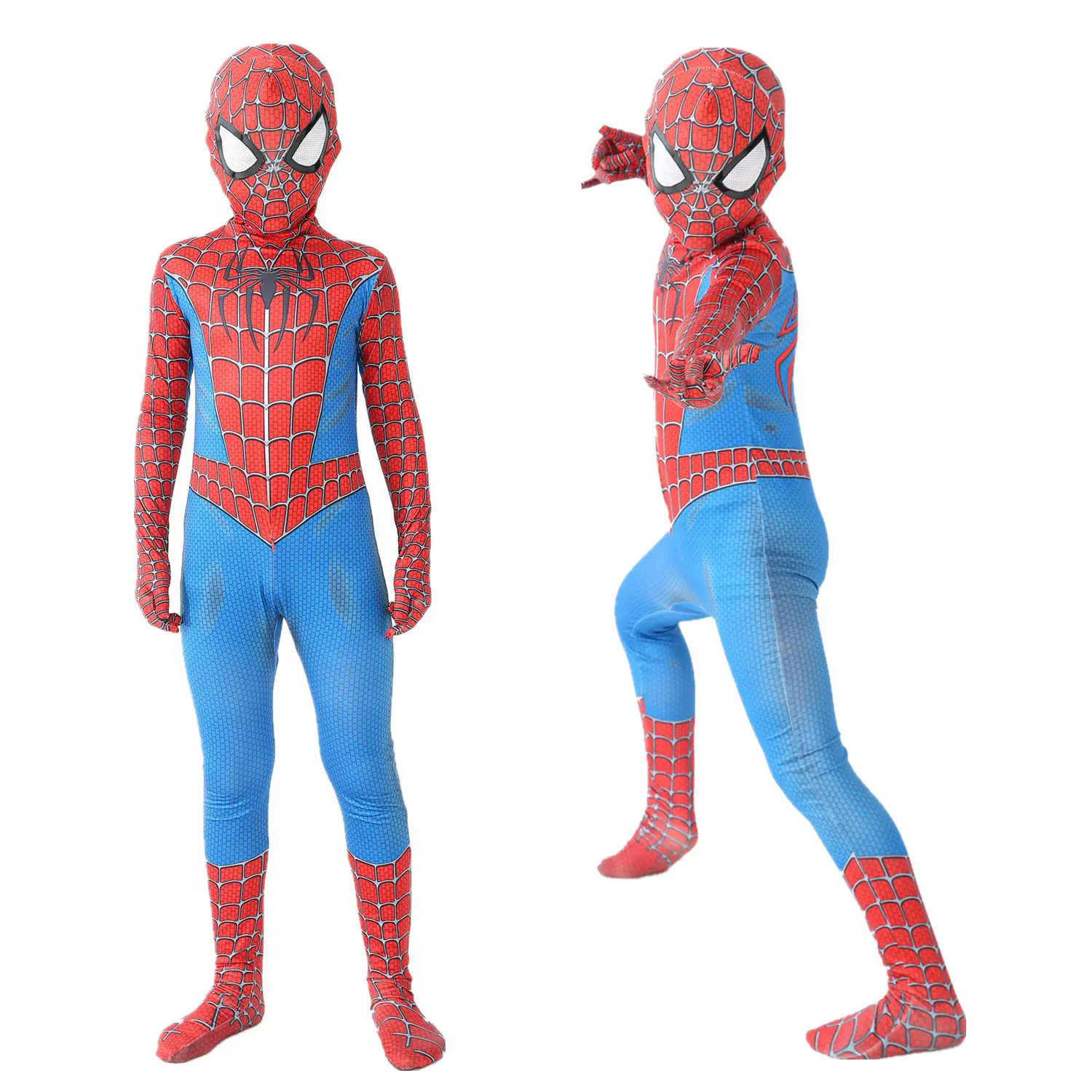 Spider-Man Red Venom Miles Jump Suit Kids Halloween Costume