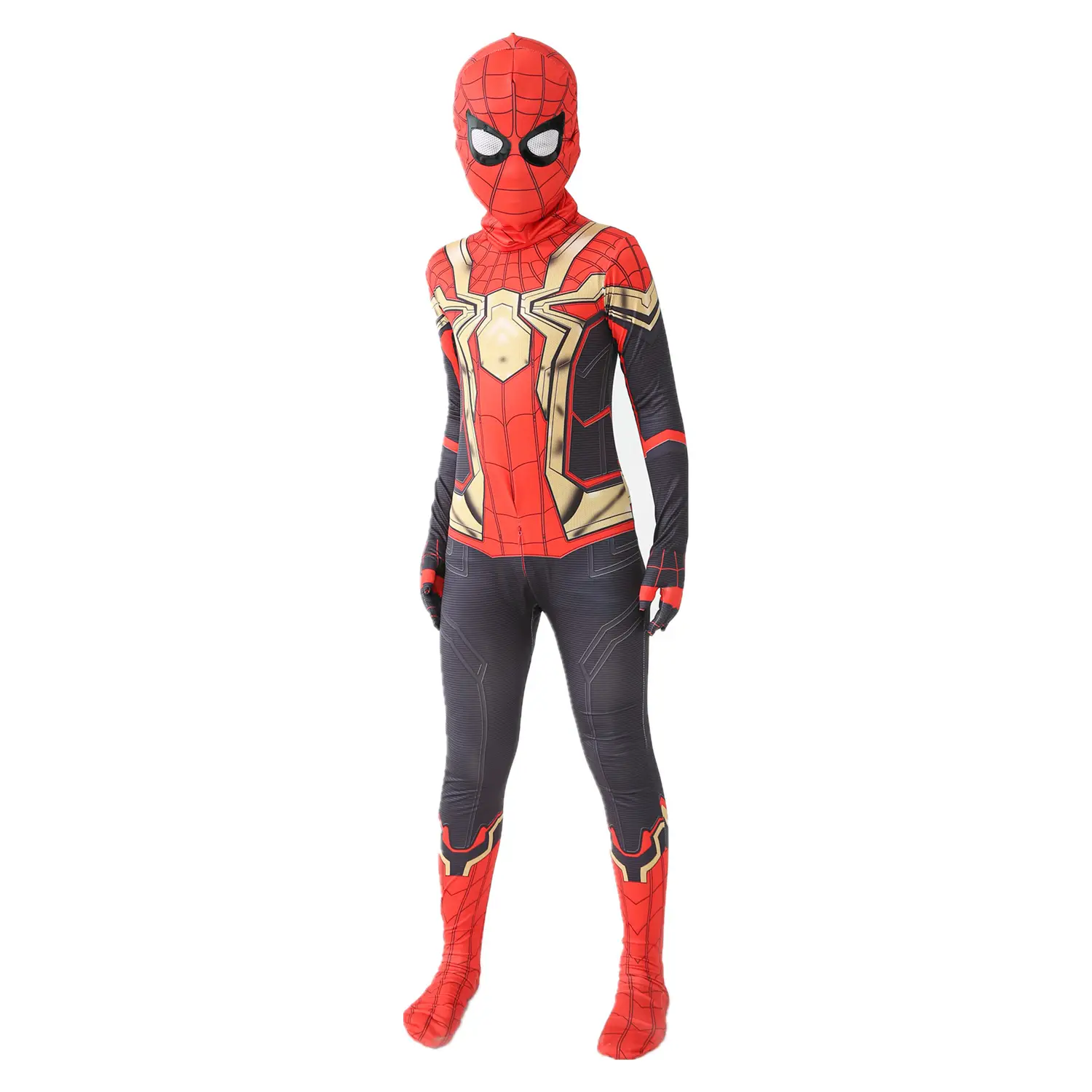 Spider-Man Red Venom Miles Jump Suit Kids Halloween Costume